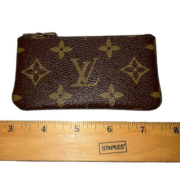 Vintage Louis Vuitton Monogram Pochette Cles Coin Pouch Key Holder - Picture 9 of 14